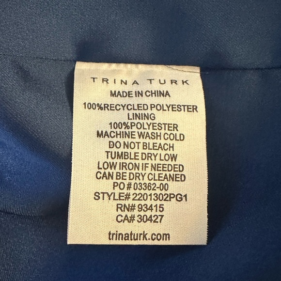 Trina Turk Racquet Club Halter Tie Dress - Picture 8 of 8